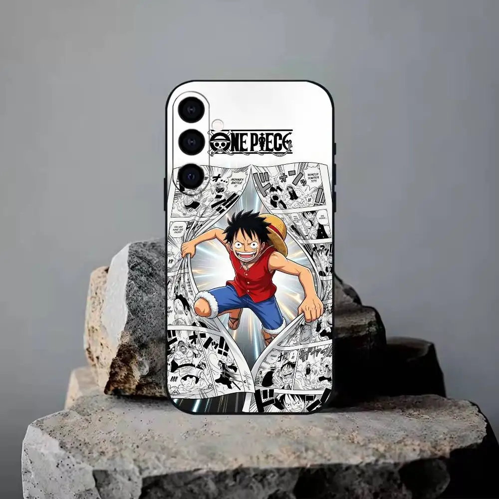 Фото Чехол для телефона O-One Anime P-Piece-S Monki D L-Luffy для Samsung Galaxy A20,21s,22,31,32,52,53,72,73,80,91, мягкий черный корпус №4