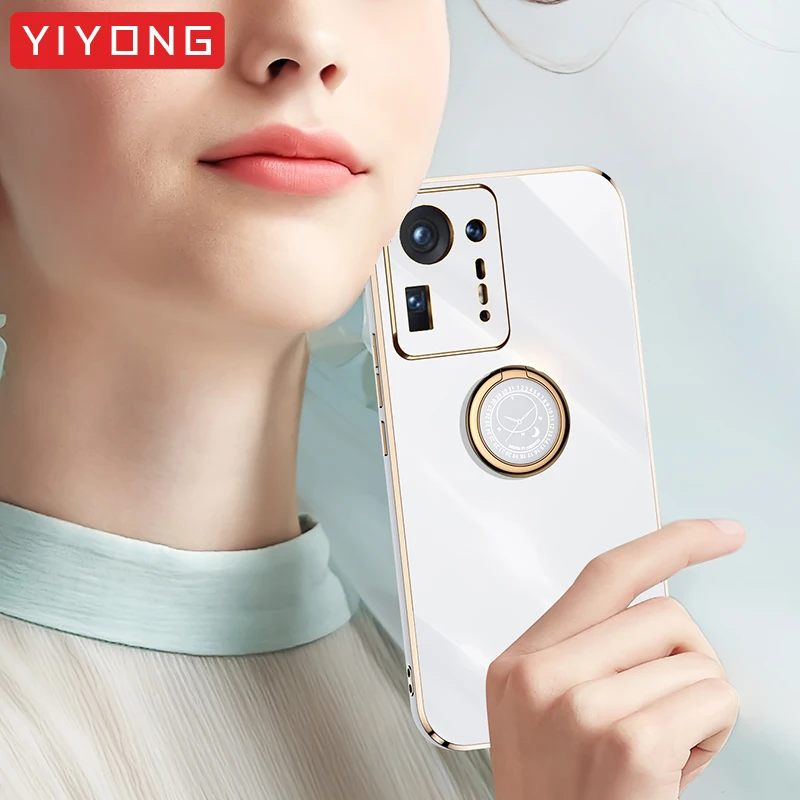 Чехол YIYONG для Mi Mix 4 силиконовый чехол с кольцом-держателем из ТПУ Xiaomi Xiomi Mix4