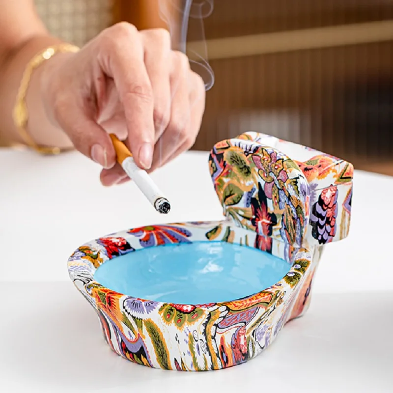 

Toilet Ashtray Creative Personality Trend Funny Fashion Living Room Anti Fly Ash Nordic Beautiful High Beauty