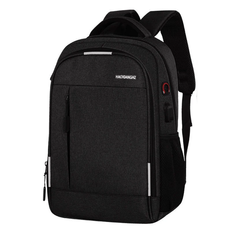 

Мужской повседневный рюкзак из ткани Оксфорд с USB-зарядкой и отделением для ноутбука 15,6 дюйма