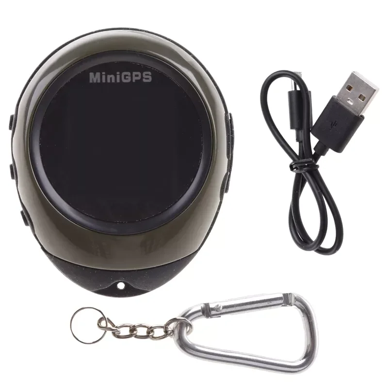 

Handheld Mini GPS Tracker Navigation Receiver Logger Rechargeable Location Finder With Compass For Traveler Mount Sports