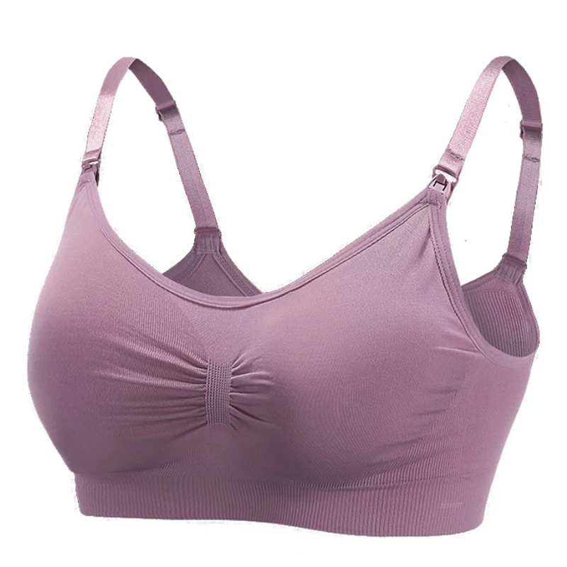 Купи Plus Size Maternity Bras 3XL-5XL Nursing Bra Pregnancy Top Prevent Sagging Breastfeeding Women's Breathable Lactancia Bralette за 591 рублей в магазине AliExpress