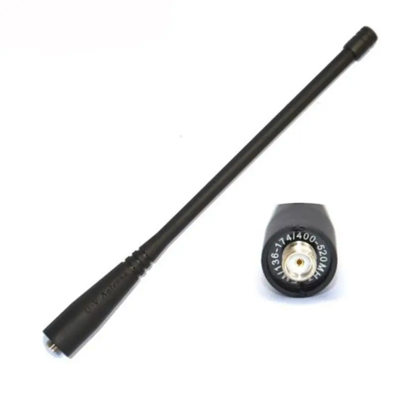 

2022 New 17CM Original Antenna SMA-Female Dual Band for UV-82 UV-5R Walkie Talkie 136-174MHz&400-520MHz Lightweight