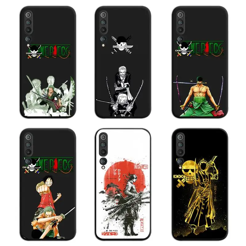 

One Piece Zoro Phone Case For Xiaomi Mi Note 10 Lite Mi 9T Pro xiaomi 10 CC9 9SE
