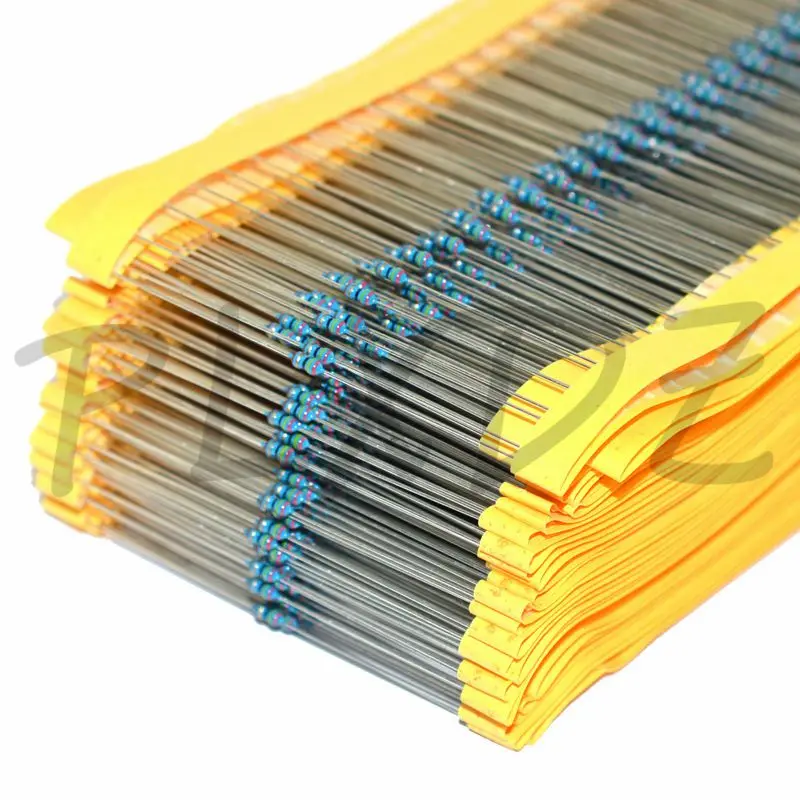 100 шт. 1/8 Вт 1R-4 7 M 1% металлический пленочный резистор 0 125 1 2 10 47 120 150 220 270 330 470 1K K 4 10K 100K