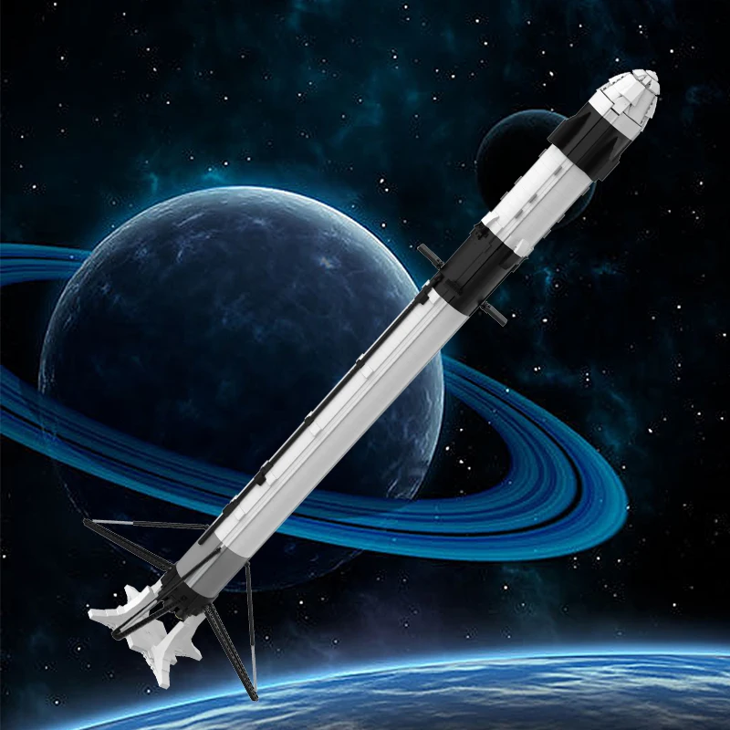 

Gobricks 3024PCS SpaceX Crew 4 Dragon spacecraft Falcon Nine Spaceship Building Blocks Assemble Rocket For Kid Birthday Gift