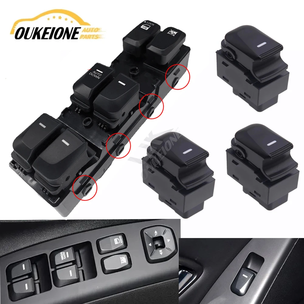 For Hyundai Tucson Ix35 2010 2011 2012 2013 2014 2015 Parts Electric Power Window Control Switch Glass Lifter Button Accessories