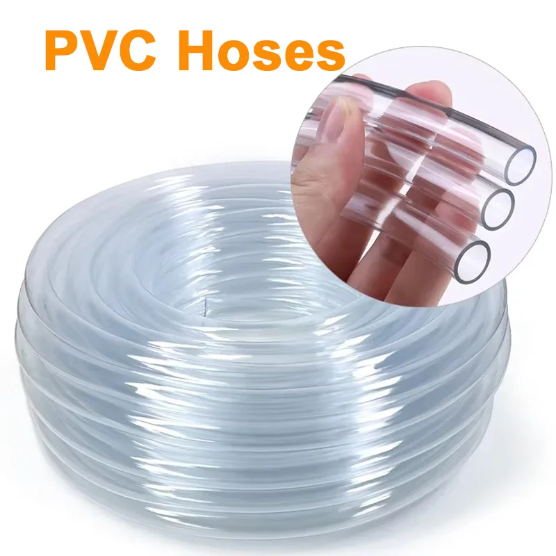 

2/3/5 метров шланги из ПВХ, внутренний диаметр 2, 3, 4, 5, 6,5 7, 8, 9, 10, 12 мм, прозрачный пластиковый шланг, садовая трубка, водопроводная труба