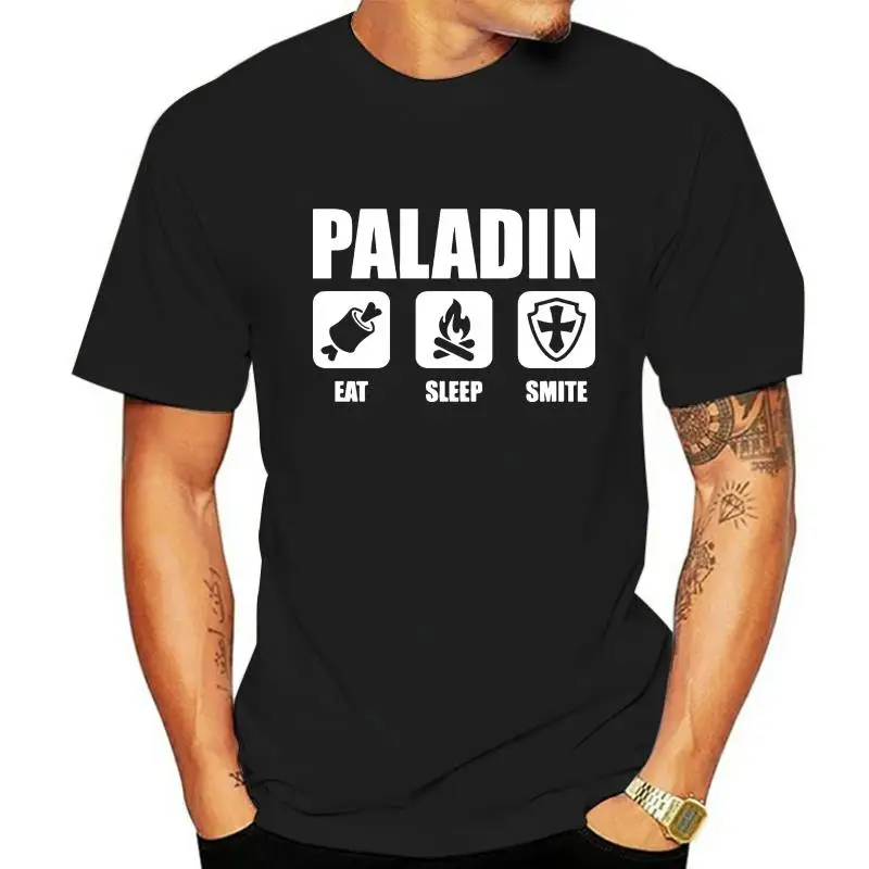 

Camiseta de PALADIN Eat Sleep Smite para hombre, camisa para mujer