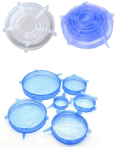 

6 s Cover Silicone Cookware Tableware Storage Cap