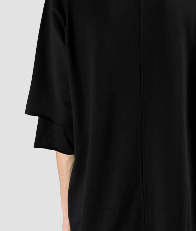 Одежда Новая мужская GD Парикмахерская модная двойная свободная футболка с пятью