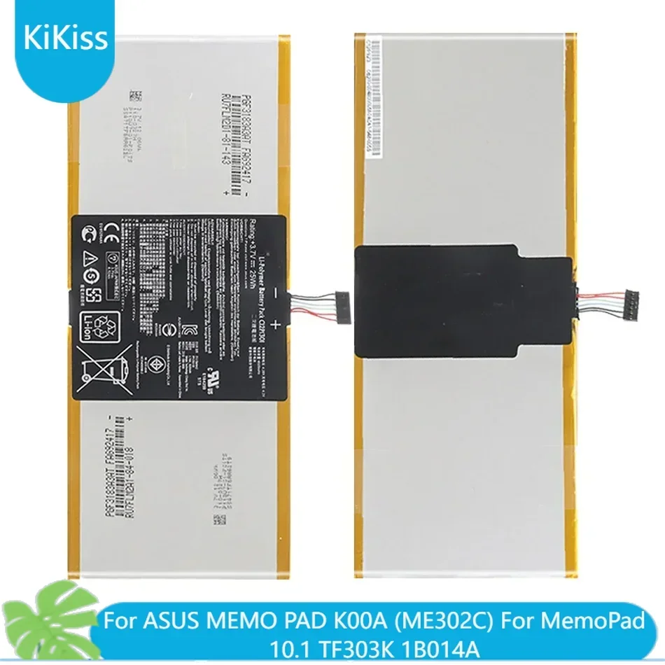 Сменный аккумулятор для планшета C12P1301 6560 мАч ASUS MEMO PAD K00A (ME302C) MemoPad 10 1 &quotTF303K 1B014A