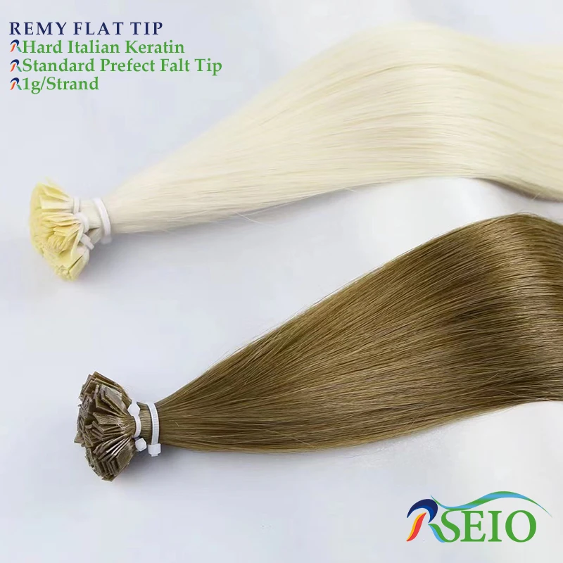Прямые прямые волосы для наращивания RSEIO с прямыми кончиками натуральные