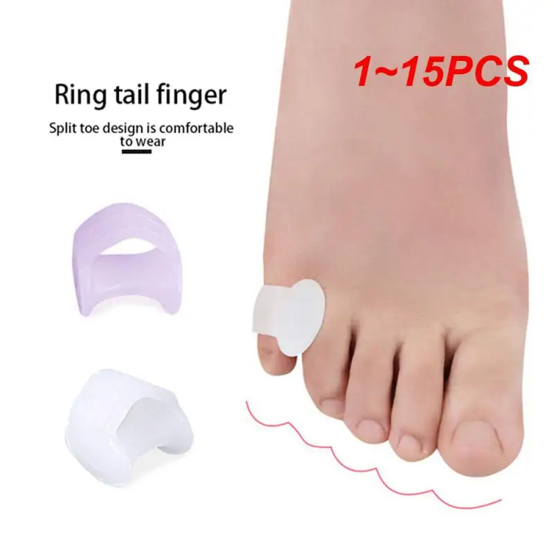 

1~15PCS =1pair Separator Finger Feet Care Protector Silicone Toe Orthopedic Products Bunion Corrector Hallux Valgus For Pedicure