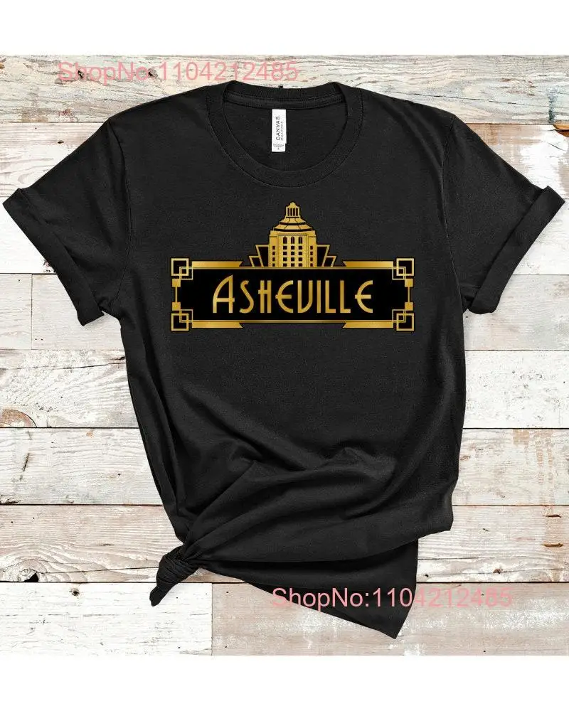 Футболка Asheville North Carolina с длинными или короткими рукавами