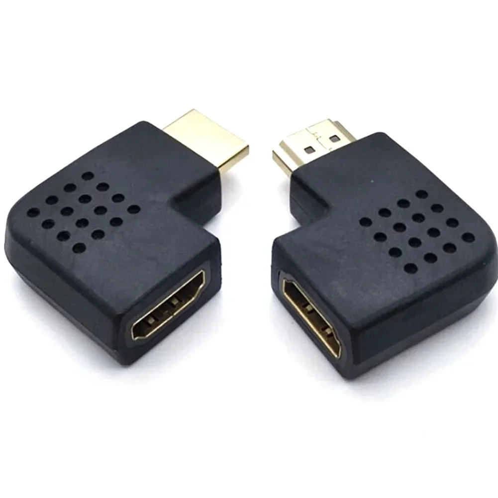 Фото Адаптер HDMI-совместимый под прямым углом 90, 270 градусов, стандартный разъем HD для HDTV, PS4, ноутбука, ТВ-приставки, удлинитель HDMI №4