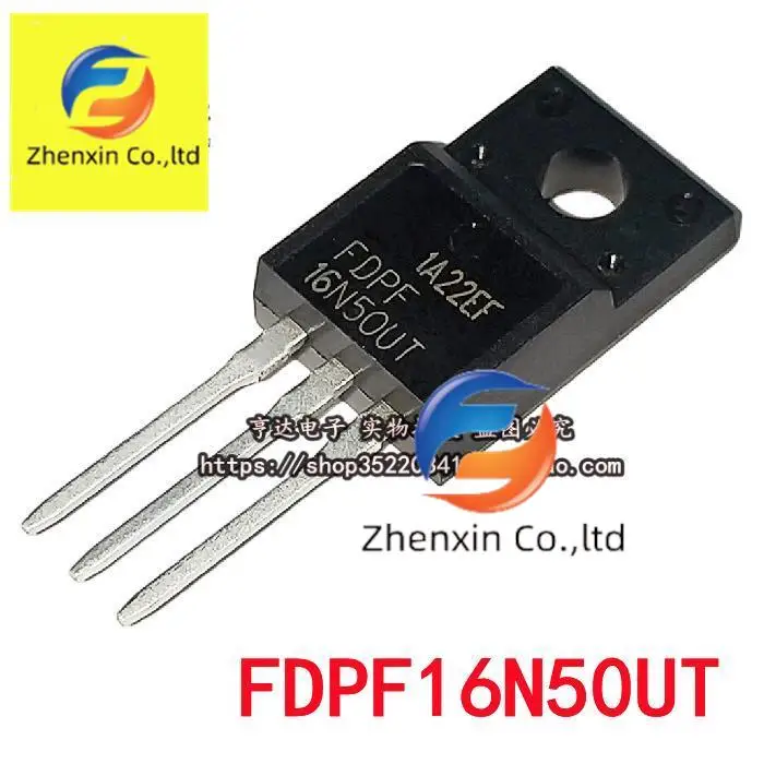 

10 шт. Оригинальный Новый FDPF16N50UT полевой эффект 16A500V Триод N-канал 16N50