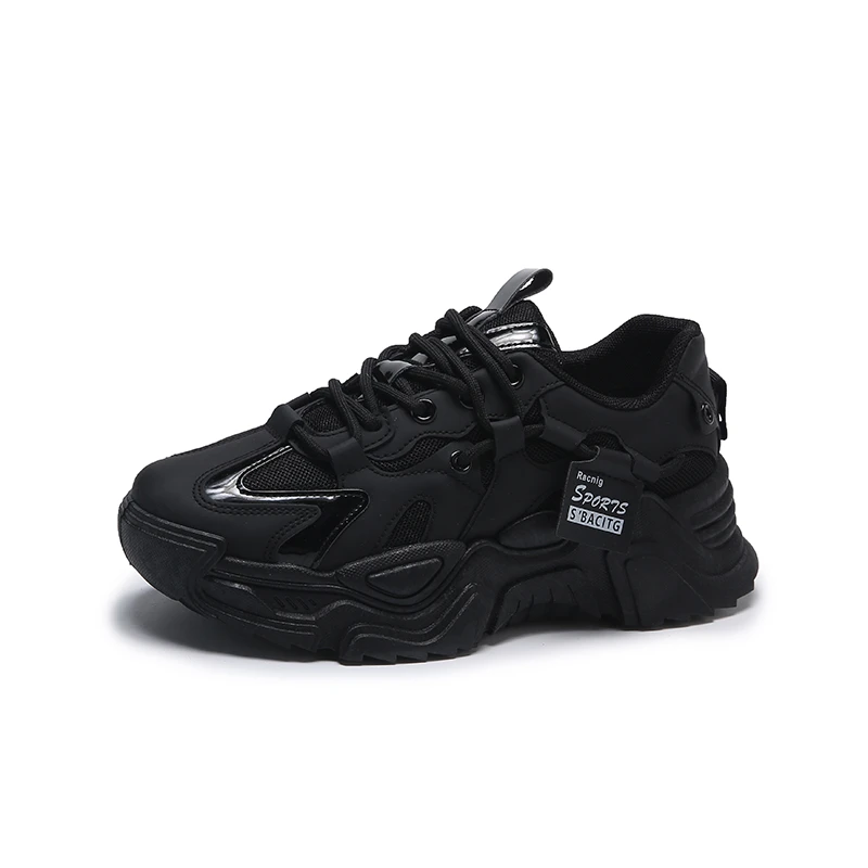 

Women Casual Shoes Thick Sole Ladies Sports Shoes Lace Up Breathable Chunky Sneakers Fashion Platform Shoes Designer Sneakers
