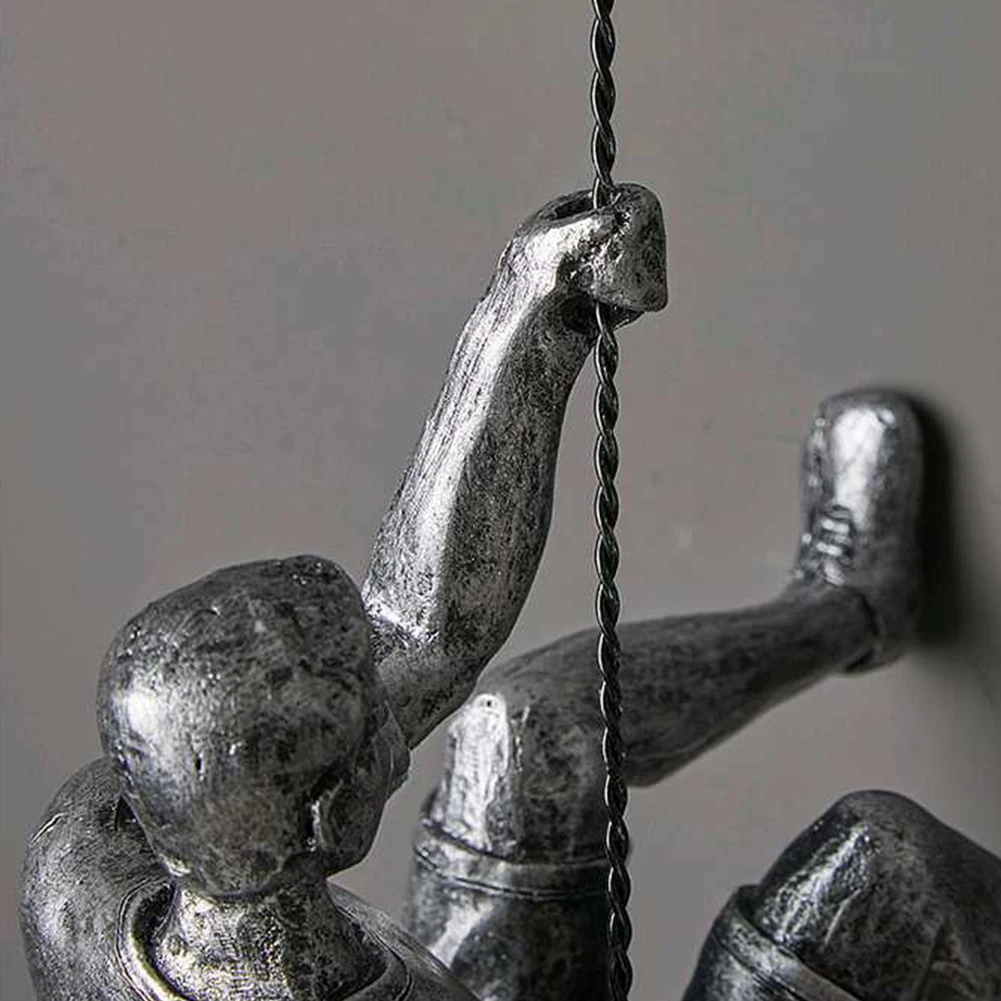 Скалолазание мужской орнамент подвесная статуя Ретро домашний офис полимерный