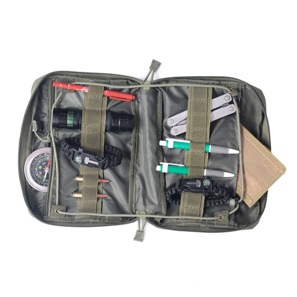 

Multi-functional Emergency EDC Pouch Waterproof Oxford Chest Waist Pack Outdoor Sports Camping Survival Tool for Hiking Climbing