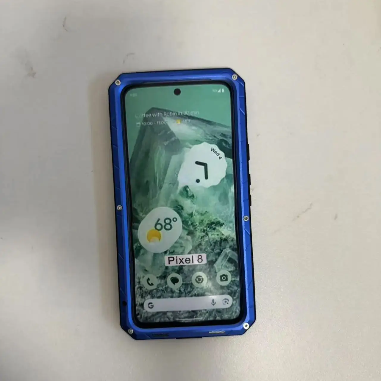 Фото Чехлы для телефонов Imatch для Google Pixel 6a 5a 7 6 4 Pro, жесткий алюминиевый металлический прочный защитный модный чехол с противоударным покрытием №2