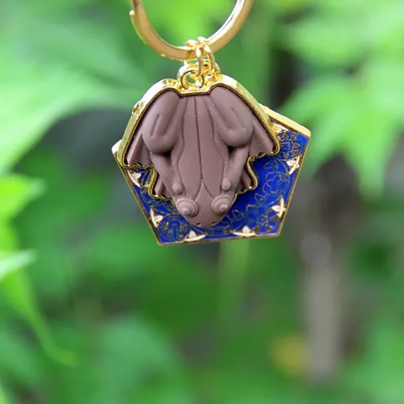 Funny Fashion Chocolate Frog Key Chain Key Ring Anything from Trolleys Wizard Magic World Cosplay Keychain  Jewelry Accessorie