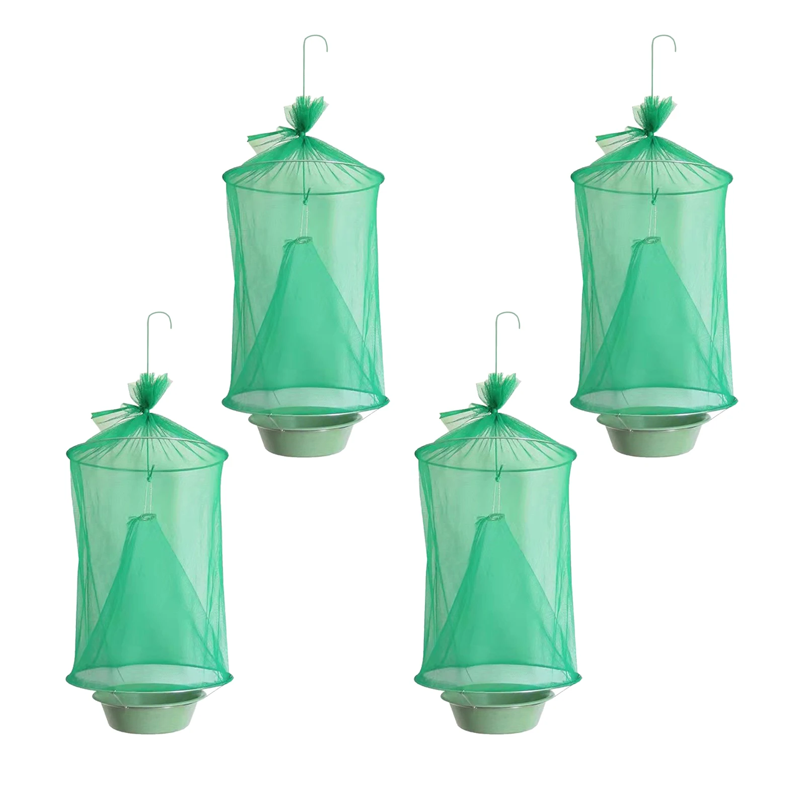 

Приманка-корм, клетка для ловли мух, уличная подвесная ловушка для мух на ранчо, подвесные стабильные ловушки для мух, клетки с лотком для на...