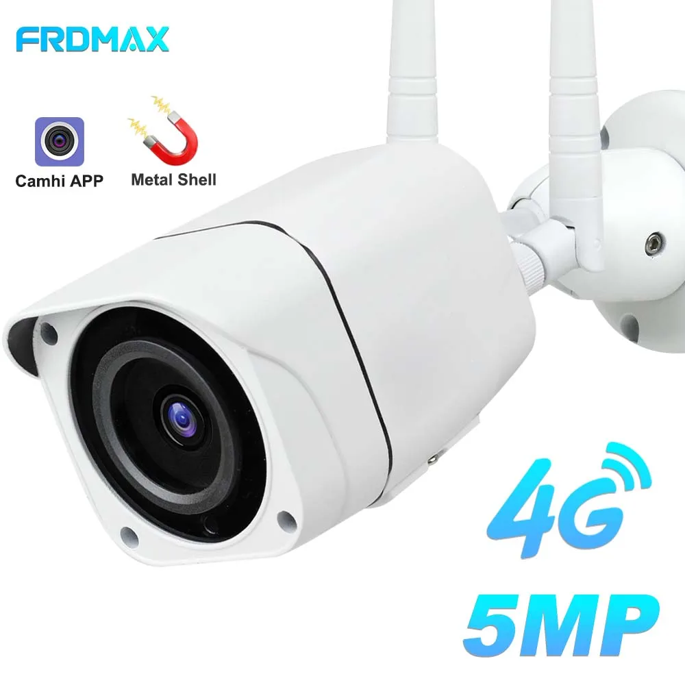 

5-мегапиксельная Wi-Fi IP-камера наружная беспроводная Защита 4G SIM цилиндрическая камера ИК камера видеонаблюдения с ночным видением CamHi P2P