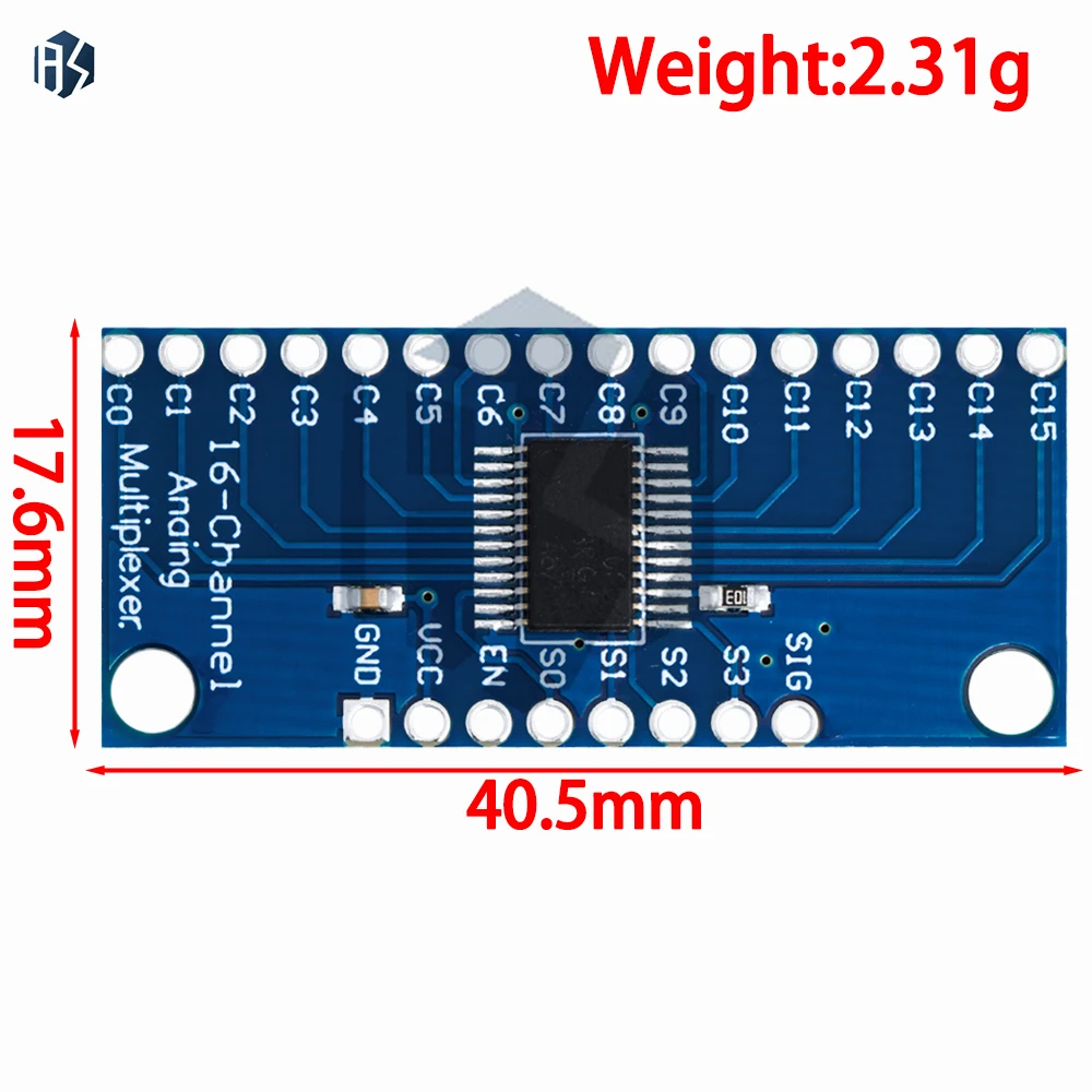 Мультиплексор CD74HC4067 baishundianzi