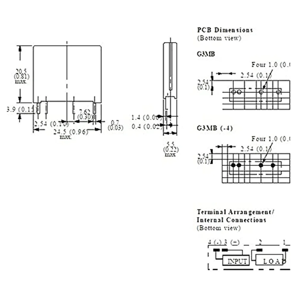 Релейный модуль G3MB 202P 5 шт