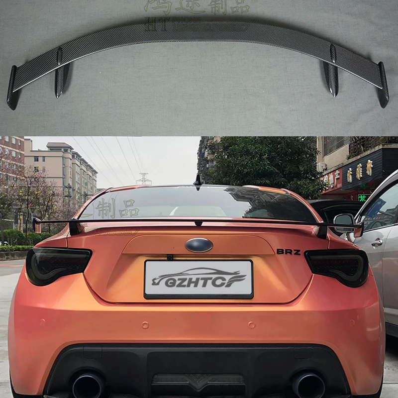 

For Toyota GT86 Subaru BRZ Scion FR-S Carbon Fiber Auto Car Rear Trunk Spoiler Wing 2012-2017 STI Style