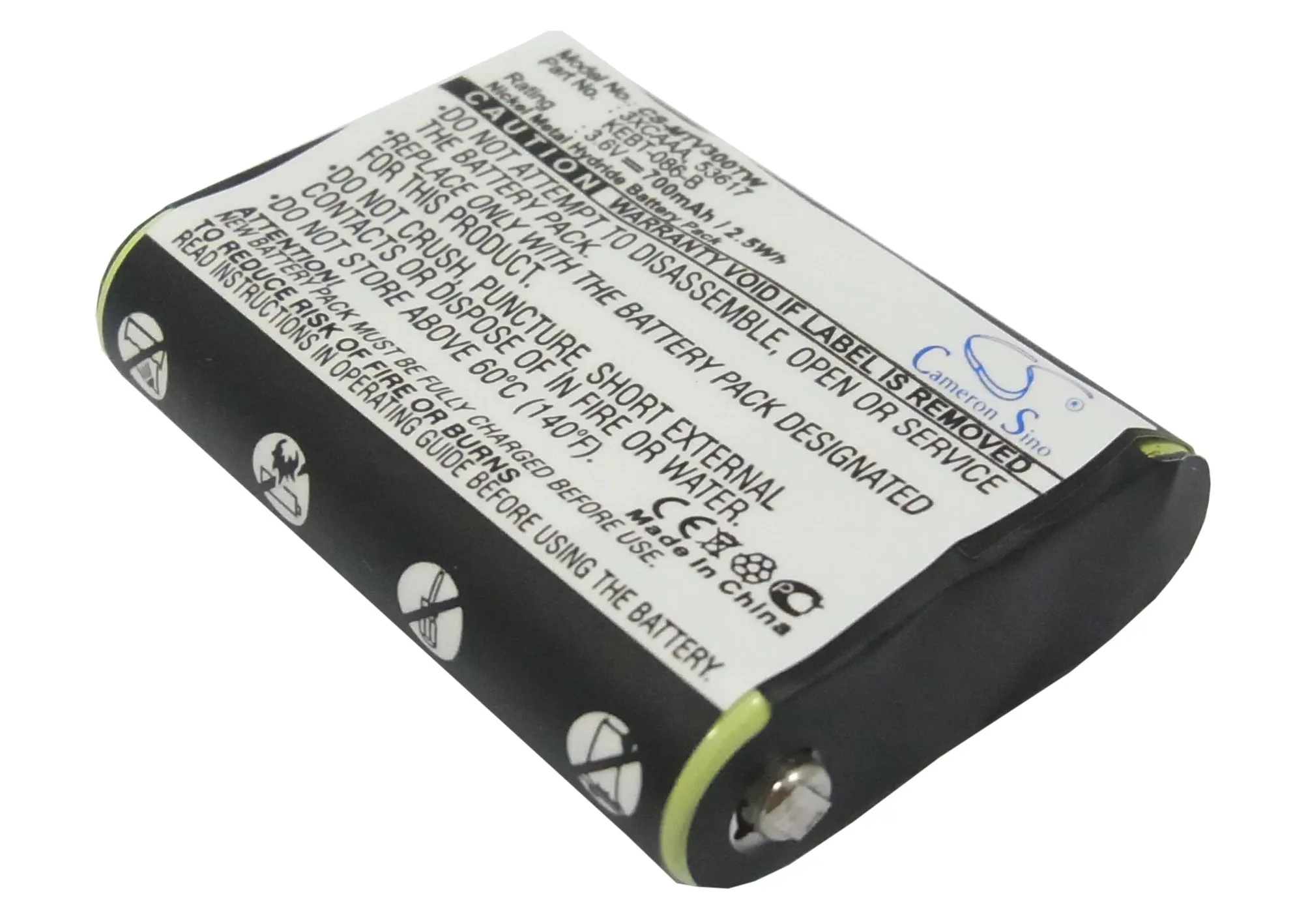 Фото Новый аккумулятор 3.6V 700mAh для раций Motorola FV300, FV500, FV700, FV700R, SX500R, SX600, SX800, SX800R, SX900, SX900R (модель 2026 года) №2