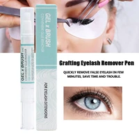 1pc gel brush convenient glue remover for eyelashes extensions fake eyelash glue remover pen faster gel remover brush tools