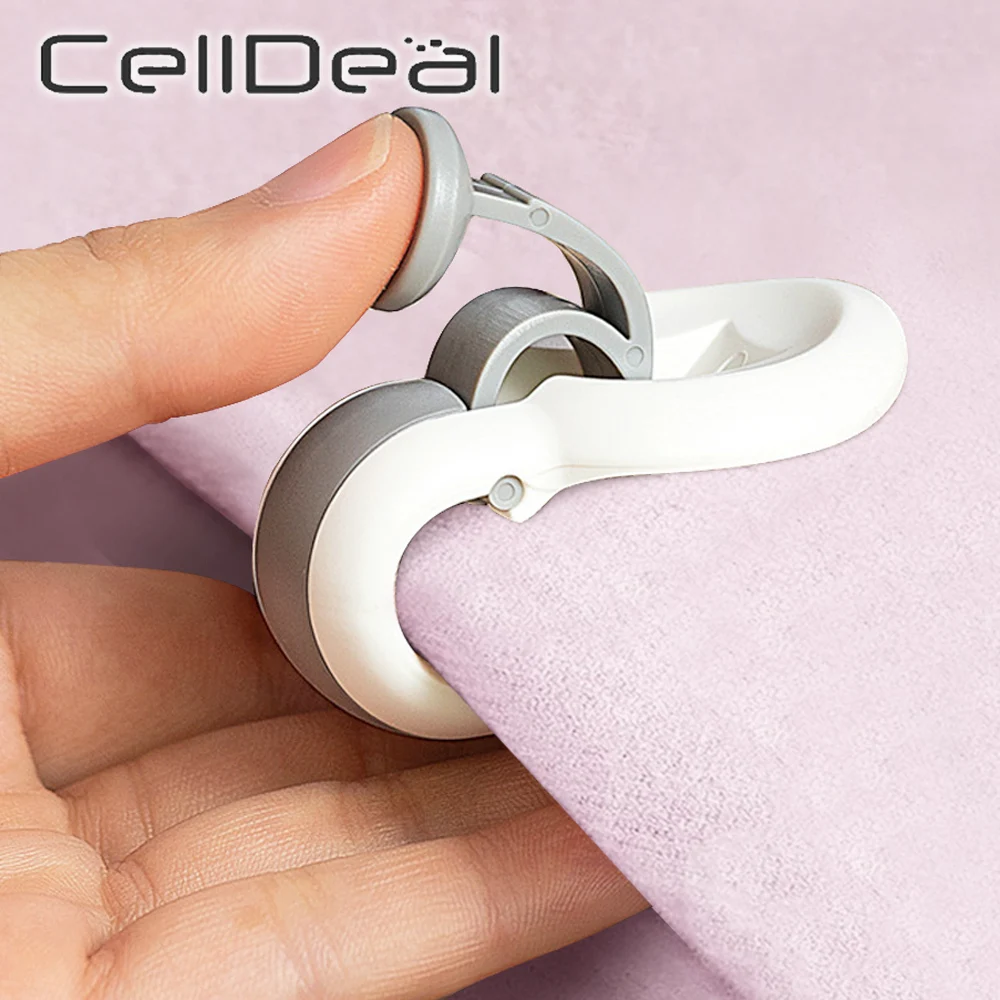 

6 Pcs/set Non-slip Duvet Quilt Clips Plastic Blankets Fastener Clip Non-slip Bed Cover Duvet Sheet Fixer Home Accessories