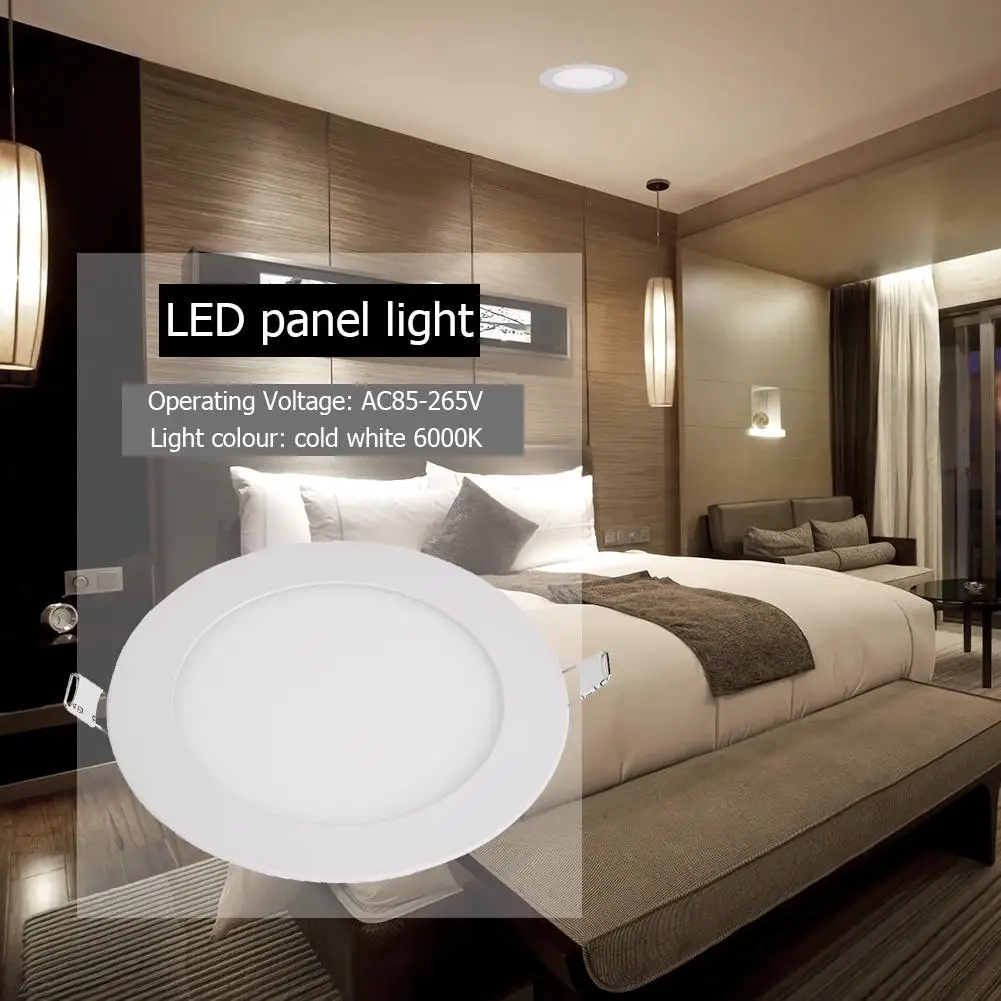 

Indoor Bathroom Bedroom Kitchen Lighting Lamp Recessed Ceiling LED Panel Light Bedroom Beside Lamp Stairway Aisle Lamp