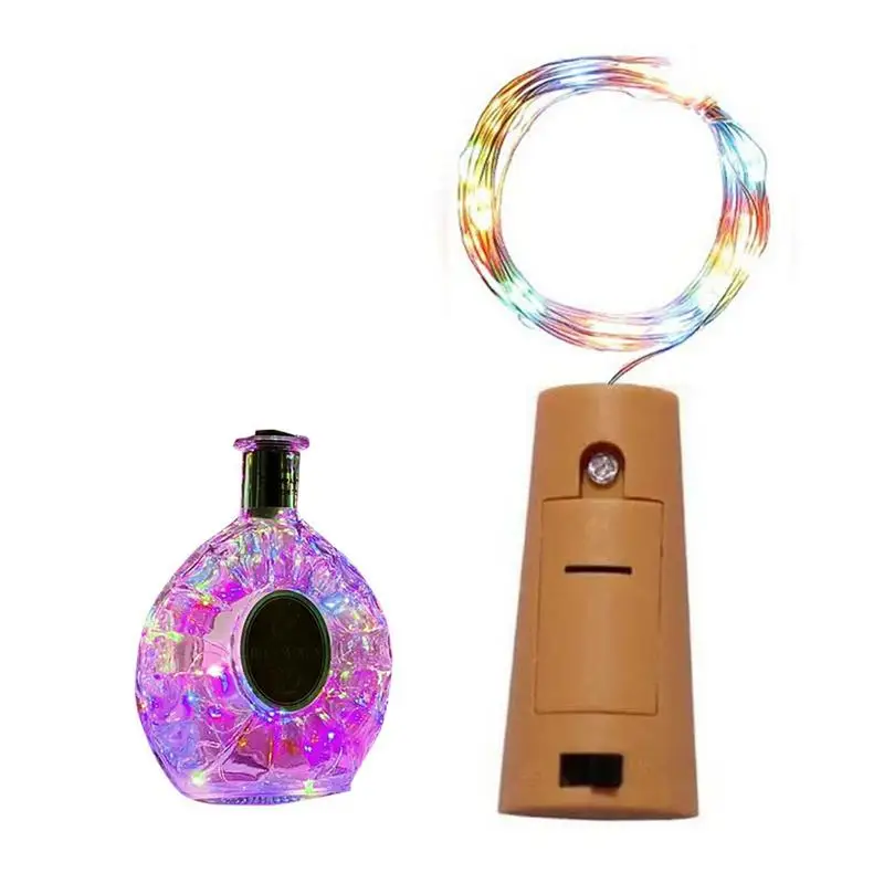 

Wine Bottle Lights 6.5ft LED Copper Wire Light Battery Operated Colourful Fairy String Light Mini String Light For DIY Wedding
