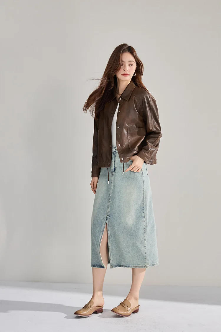 High Street уютная мягкая женская куртка из 45% искусственной кожи топы 55% вискозы