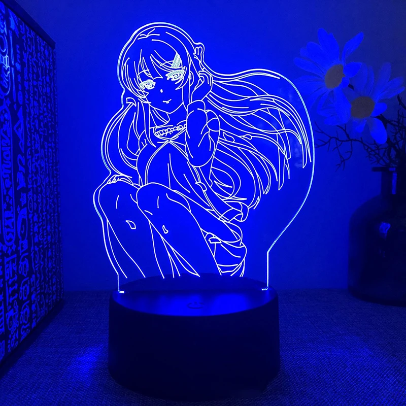 

Фигурка Нового Аниме Сейлор Мун Tsukino Usagi Moon Warrior, 3d Светодиодная лампа для дома на кровать, манга, светильник для комнаты, лампа для спальни, мо...