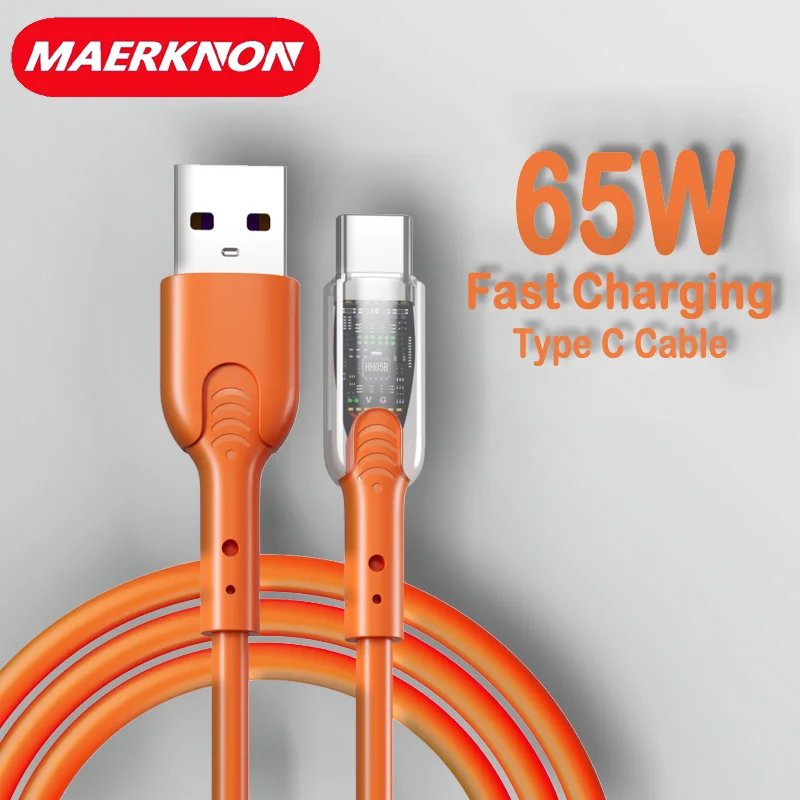 

PD 65W USB C Cable 6A Fast Charging Type C Data Cord For Samsung Xiaomi Huawei Micro USB Cable For Android Fast Charge USB Cable