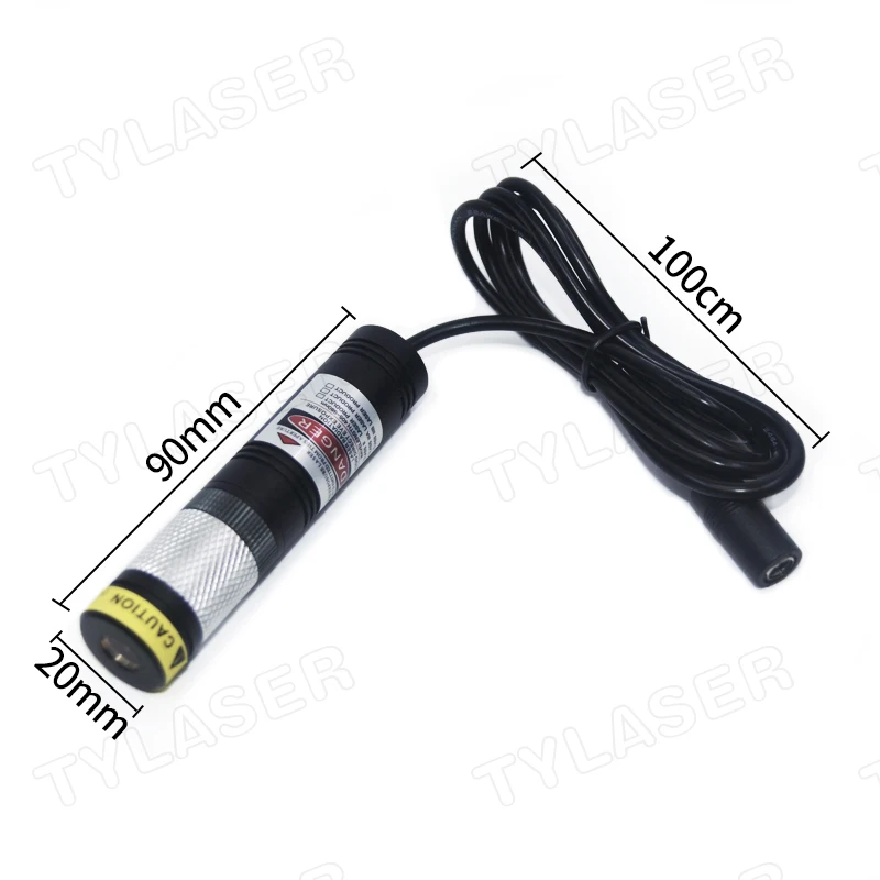 Регулируемый фокус D20X90 мм 980 нм ИК-лазер с перекрестной линией 50 мВт Лазерный