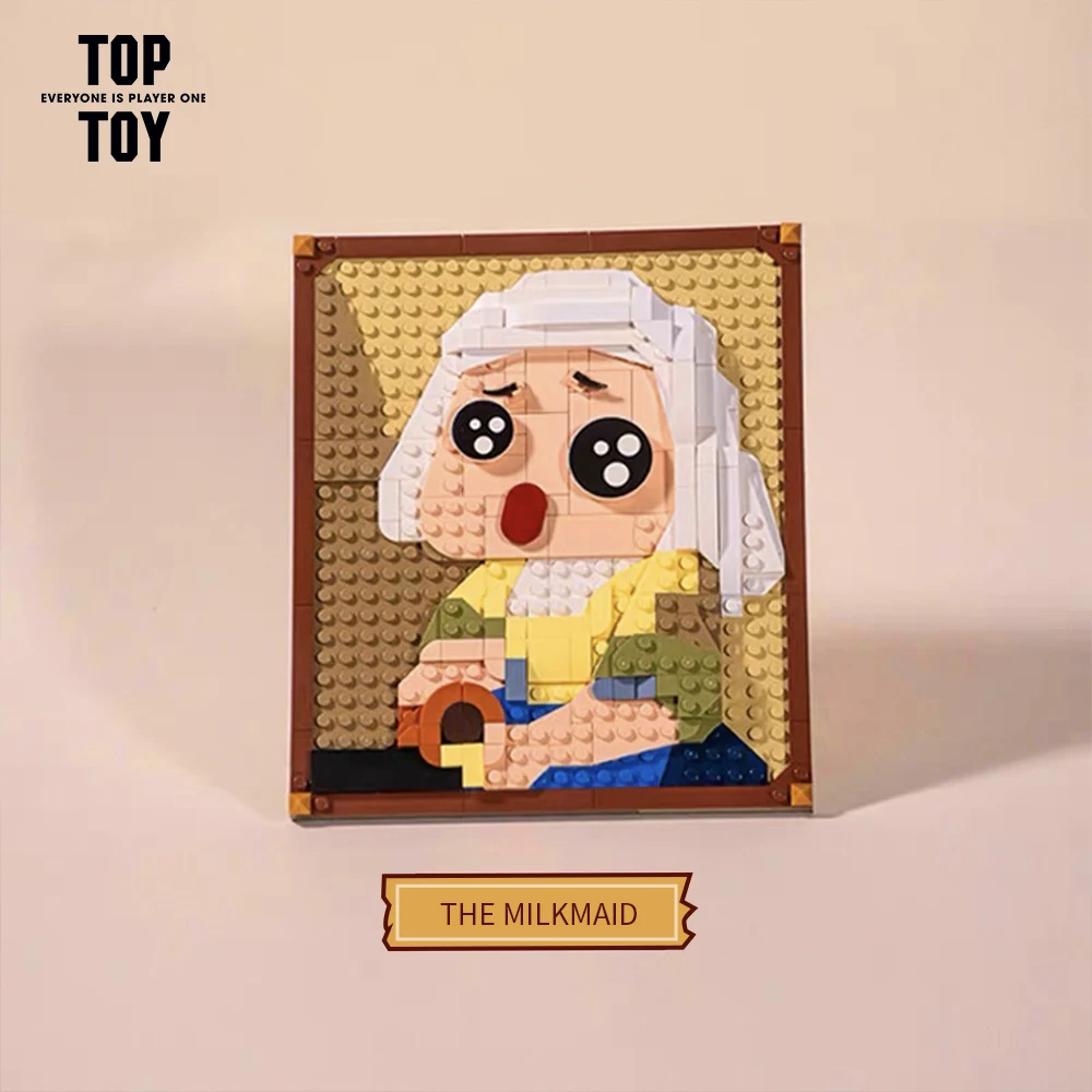 TOPTOY кирпичи всемирно известные классические картины Искусство Ван Гога Мона