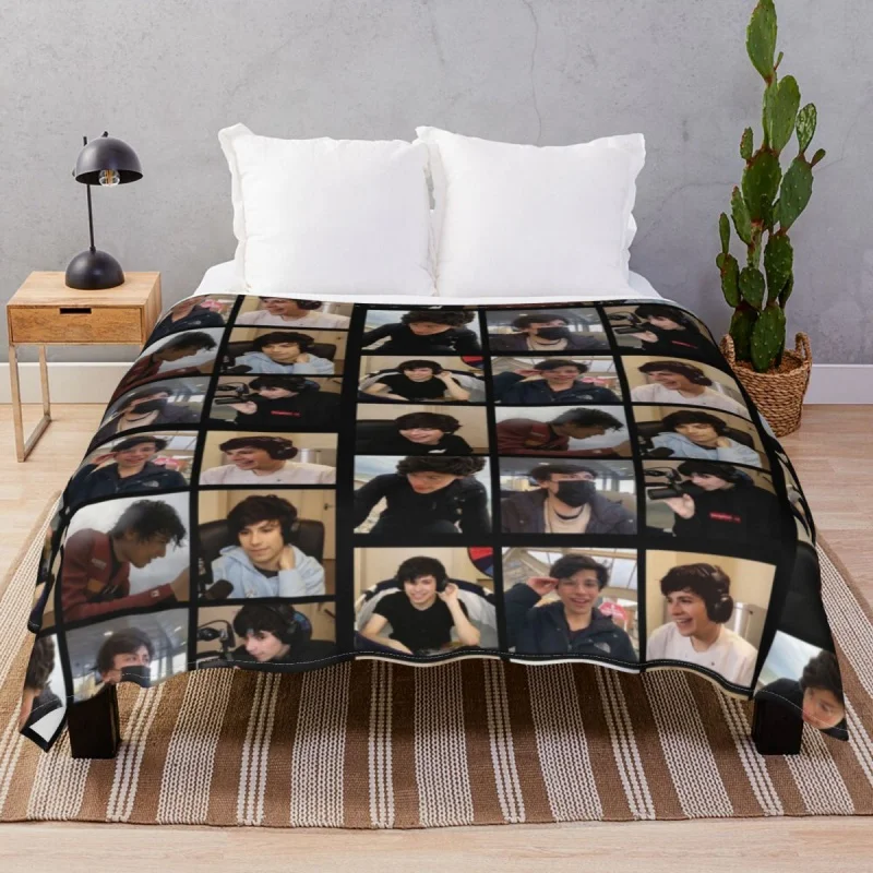 

GeorgeNotFound Blankets Flannel Winter Ultra-Soft Throw Blanket for Bedding Home Couch Camp Office