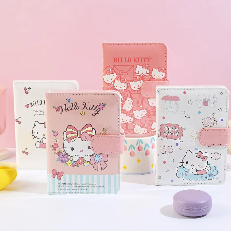 

Блокнот Hello Kittys Kawaii Sanrios, мультяшный мультфильм, Обучающие канцелярские товары, магнитная застежка, абзац, блокнот, рождественский подарок