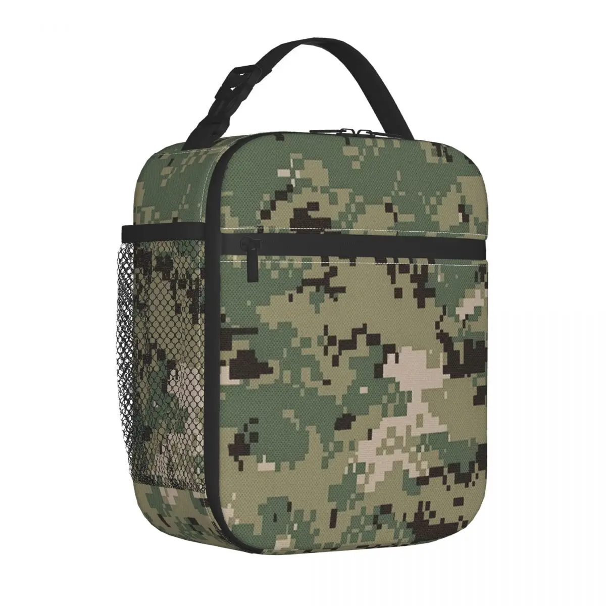 Navy NWU Camo Thermal Insulated Lunch Bag Work Camouflage Po