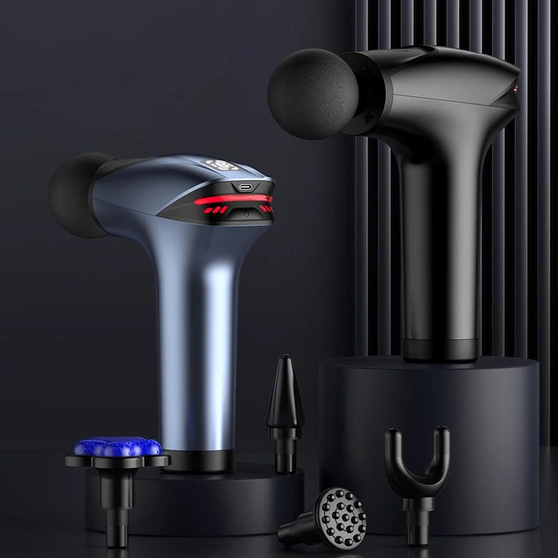 

Cold Compress Massage Gun Body Massager LCD Light Fitness Fascia Gun Muscle Relaxation Massager Deep Tissue Muscle Relaxation