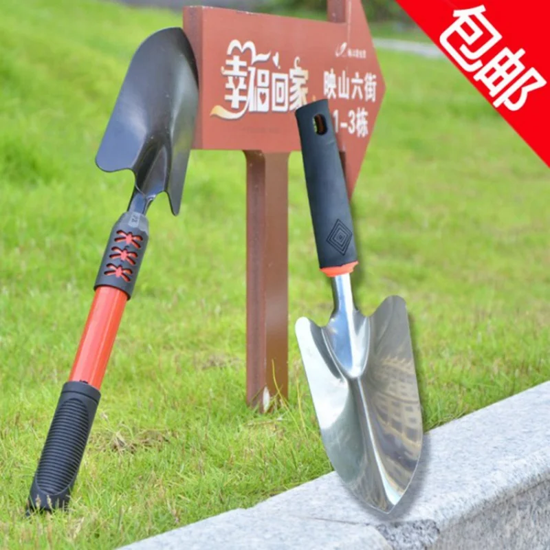 Садовые инструменты домашняя посадка цветов раскопка почвы цельная стальная