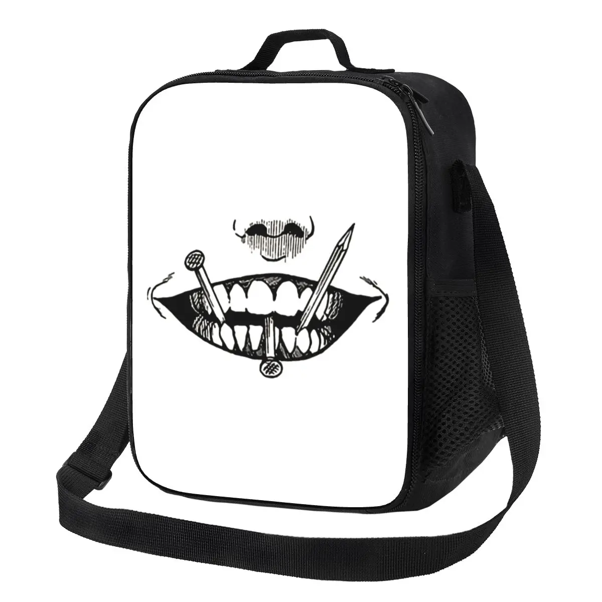 

Изолированная обеденная сумка Souichi's Smile Junji Ito для пикника на открытом воздухе, японская Термосумка-холодильник для манги, термальная коробка для бенто для женщин и детей