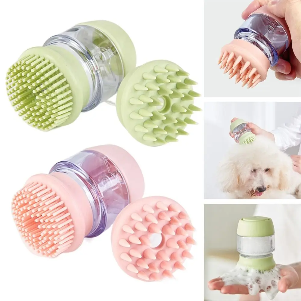 

Pet Supplies Scrubbing artifact Soft Silicone Puppy Washing Massage Shampoo Massager Cleaning Comb Dog Bath Brush