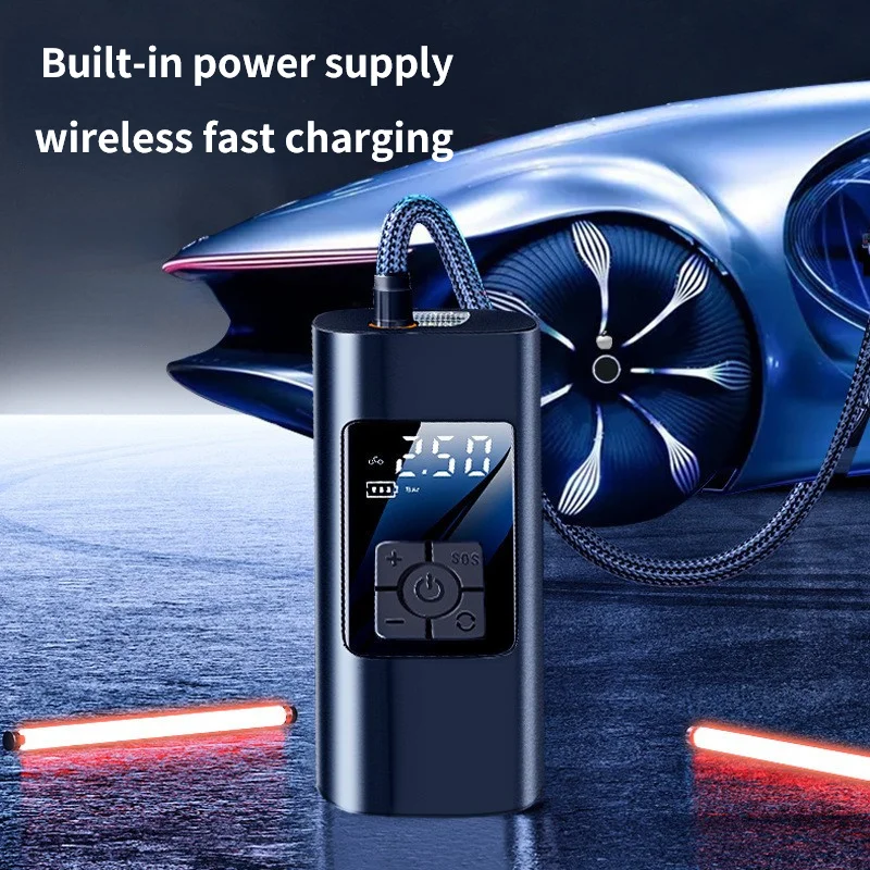 

Car Air Compressor Electric Inflatable Pump Wireless Portable Tire Inflator Pump for Motorcycle/Bicycle/Boat/Car Tyre/Balls