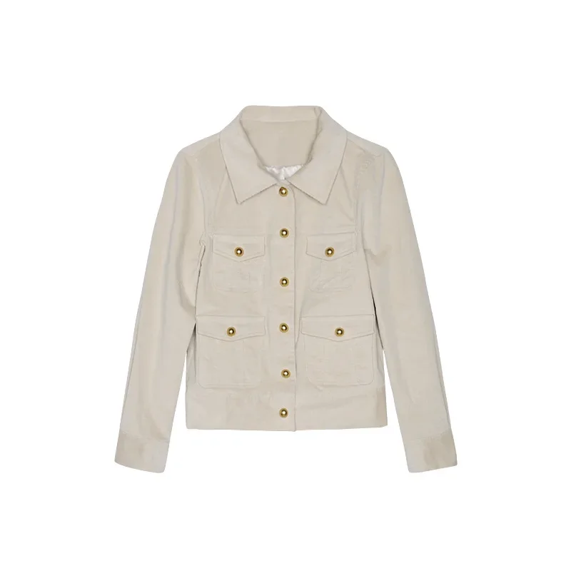 Элегантная осенняя новая женская куртка 2024 верхний дизайн чувственный